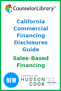 California Commercial Financing Disclosures Guide